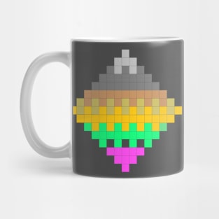 pixel pattern A Mug